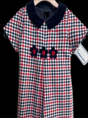 Brand new Florence Eiseman 4T holiday plaid dress